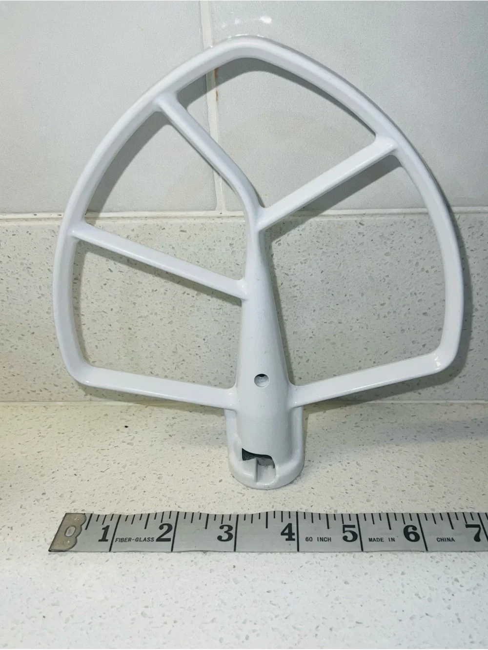 White Stand Mixer Flat Beater Paddle Attachment